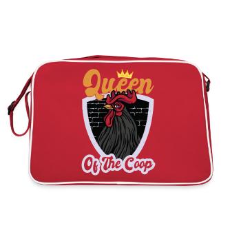 Queen Of The Coop - Retro Bag - red/white - Back