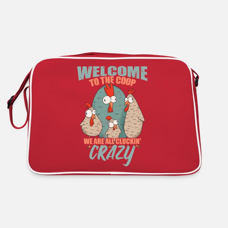 We Are All Cluckin Crazy Retro Bag