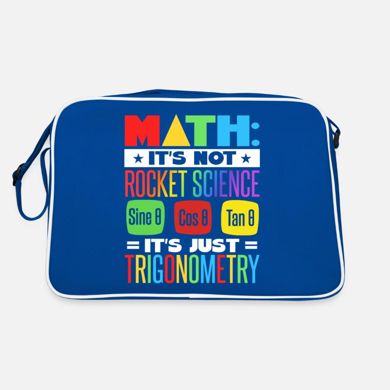 Math Teacher Retro Bag