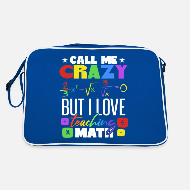 I Love Teaching Math Retro Bag