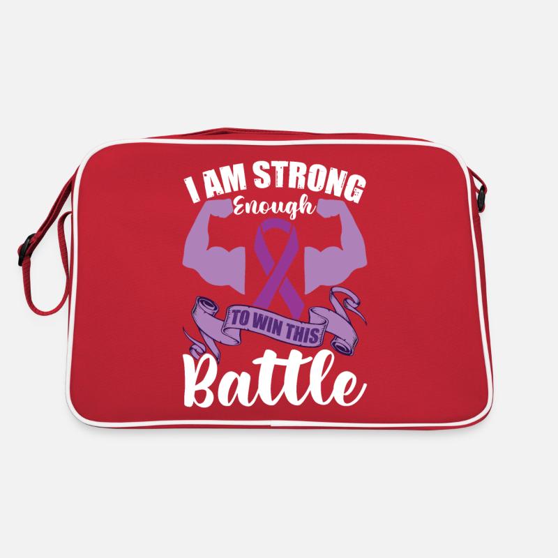 I Am Strong Enough To Win This Battle Retro Bag