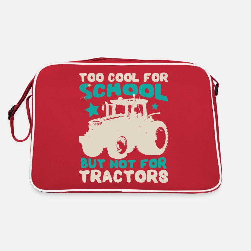 Kids Tractor Farming Retro Bag