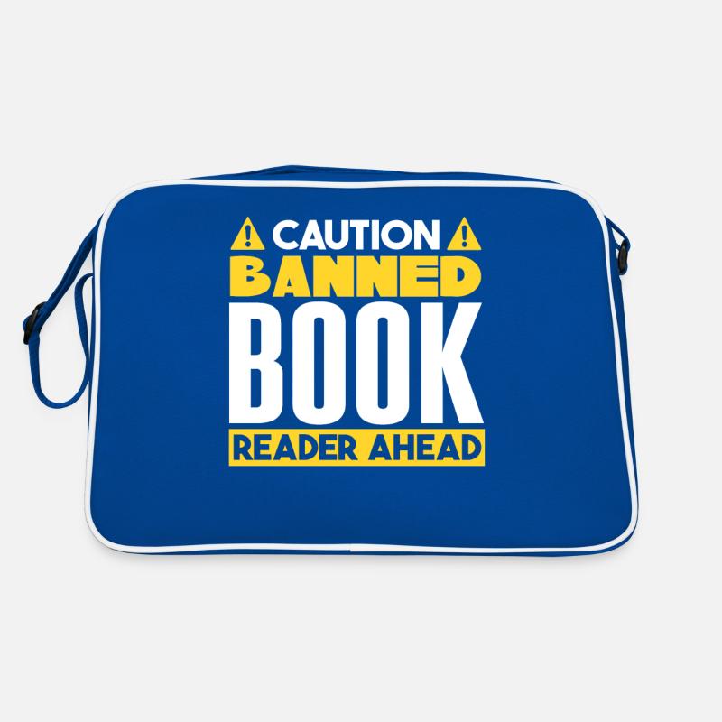 Banned Book Reader Ahead Retro Bag
