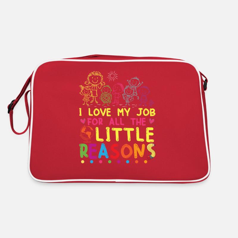 Niedlicher Unterricht Retro Tasche
