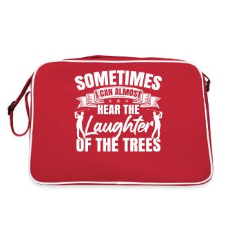 Golfing Golf Player - Retro Bag - red/white - Back