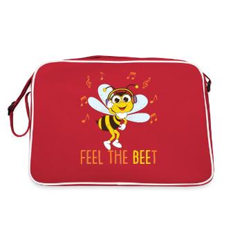 Music Bee Kids Costume Honeybee Bumblebee - Retro Bag - red/white - Back