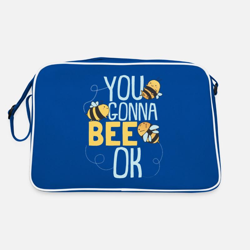 Tu vas à Bee Ok | Bourdon mignon d’abeille Sac Retro