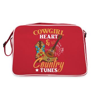 Chansons country - Sac Retro - rouge/blanc - Dos