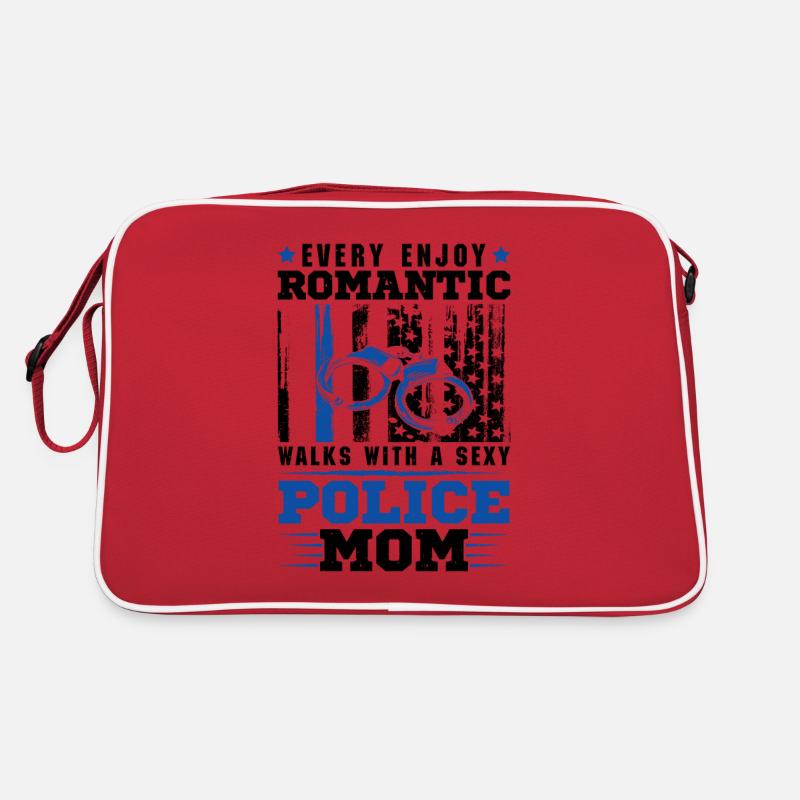 Polizei Polizist Polizeibeamte Retro Tasche