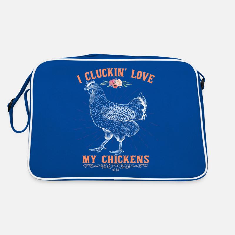 J’aime mes poules Sac Retro