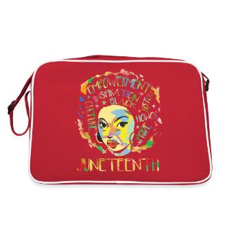 Juneteenth Femmes Racines afro-américaines - Sac Retro - rouge/blanc - Dos