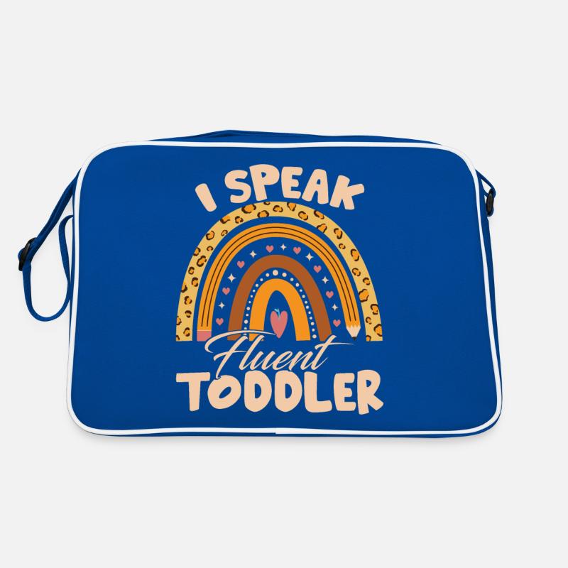 I Speak Fluent Toddler Retro Bag