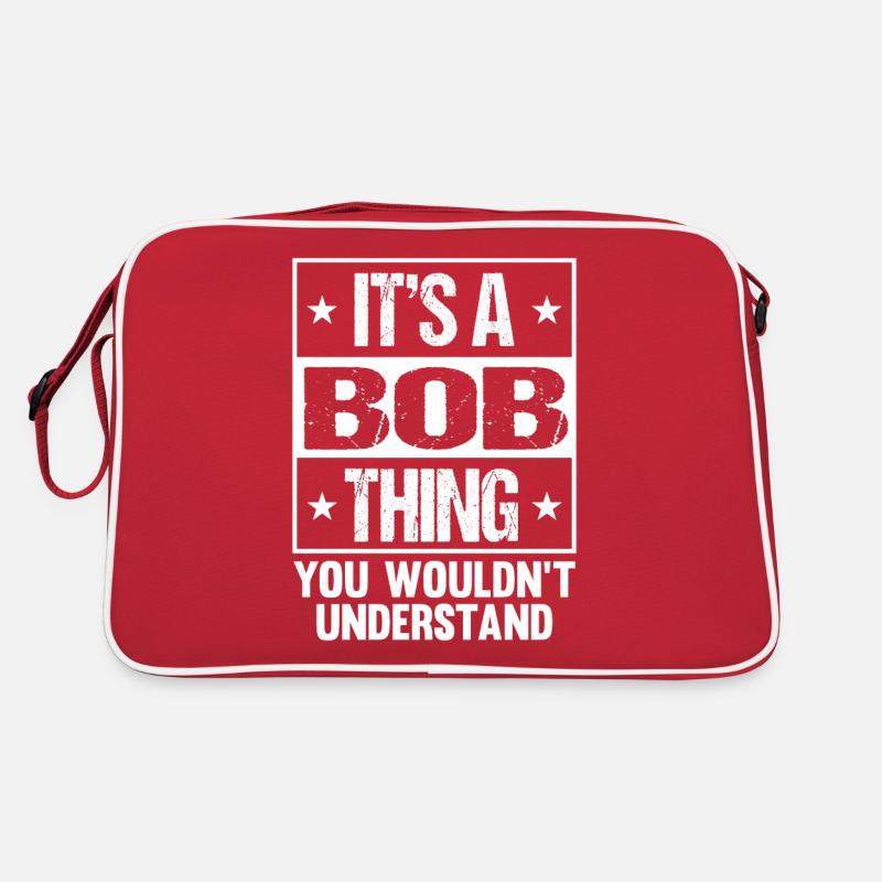Lustiger Name Bob Retro Tasche