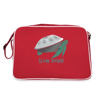 Jouer Handpan Turtle Handpan - Sac Retro - rouge/blanc - Dos