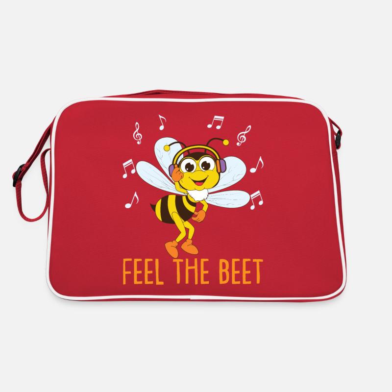 Music Bee Lover Retro Bag