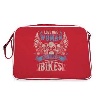 Love Several Bikes - Retro Bag - red/white - Back