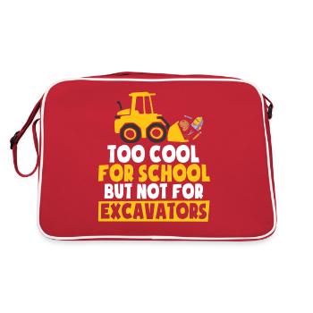 Pelle scolaire Drôle de tout-petit - Sac Retro - rouge/blanc - Dos