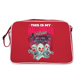 This Is My Halloween Costume - Retro Bag - red/white - Back