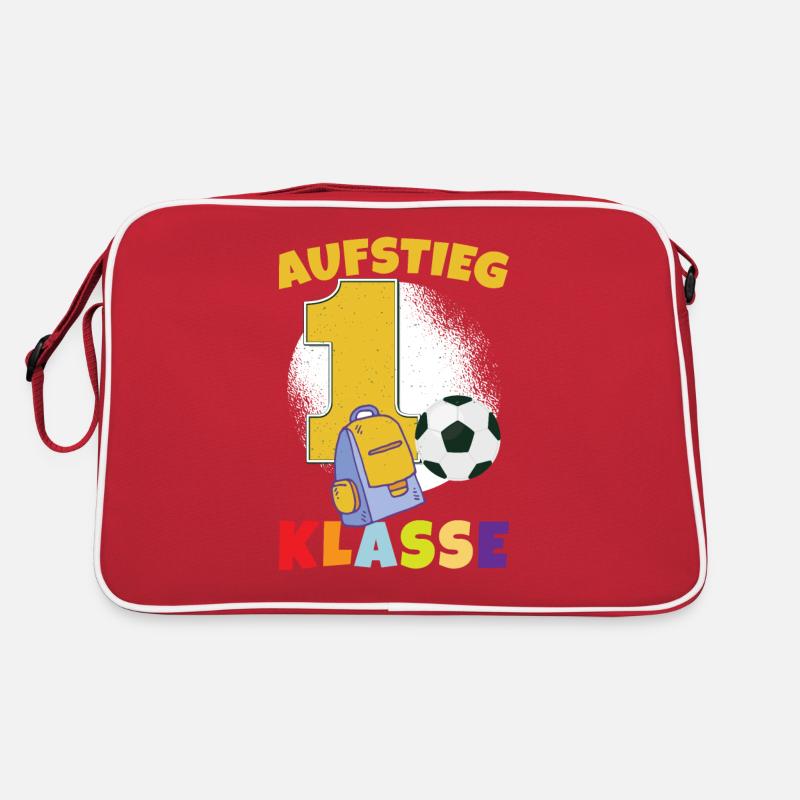 Aufstieg 1. Klasse Retro Tasche