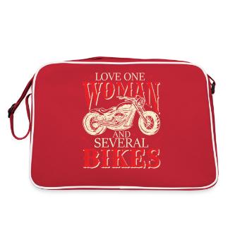 Love Several Bikes - Retro Bag - red/white - Back