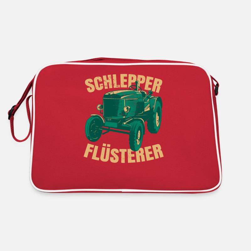 Schlepper Flüsterer Retro Tasche