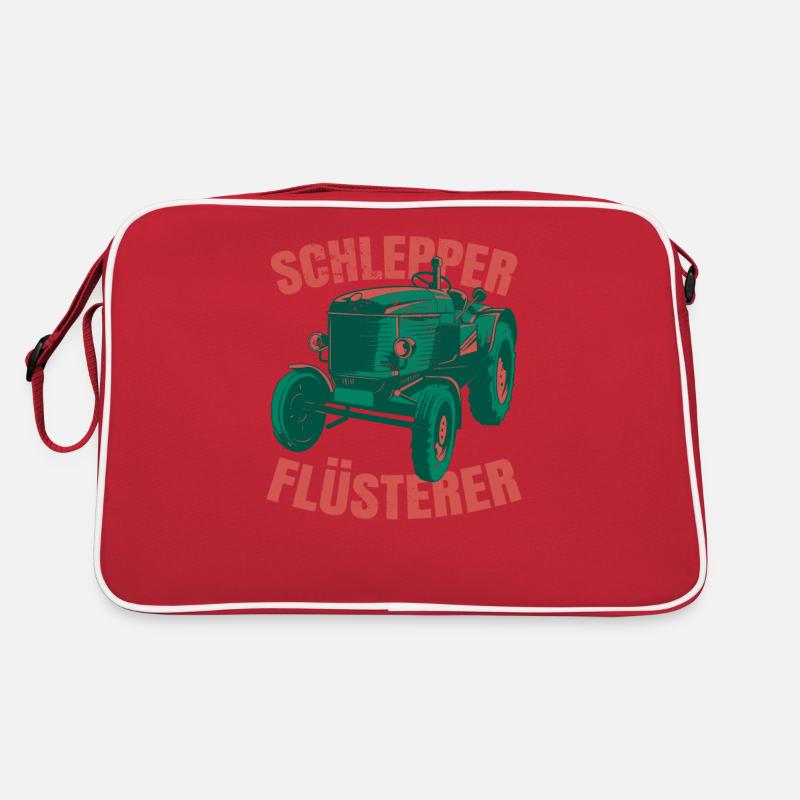 Schlepper Flüsterer Landwirt Traktor Retro Tasche