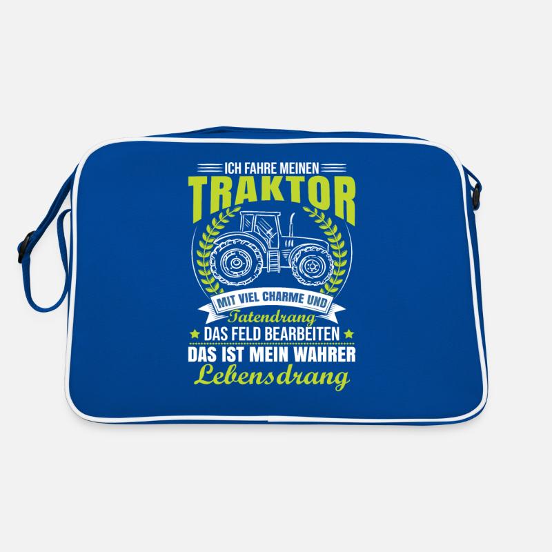 Traktorfahrer Sprüche Schlepper Retro Tasche
