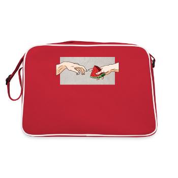 Cale de melon d'eau cool et drôle - Sac Retro - rouge/blanc - Dos