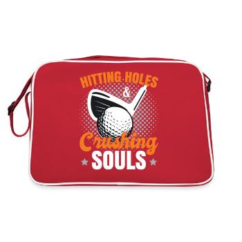 Frapper des trous écrasant les âmes - Sac Retro - rouge/blanc - Dos