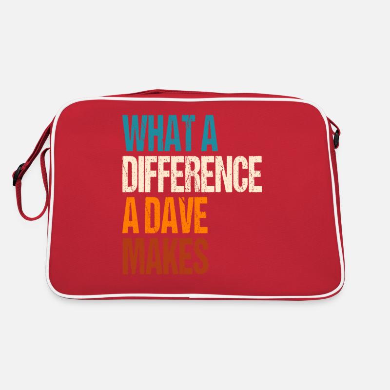 Was für einen Unterschied ein Dave macht Retro Tasche