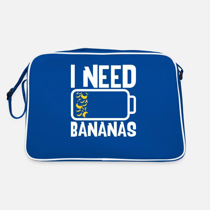 I Need Bananas Retro Bag