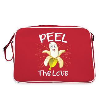Banane - Sac Retro - rouge/blanc - Dos