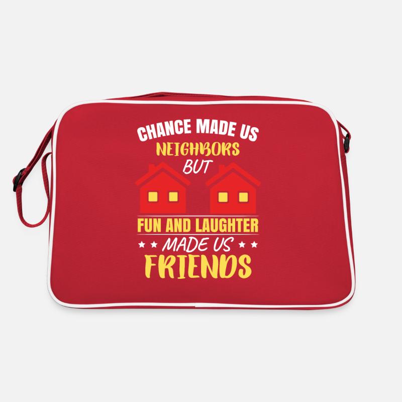 Chance Made Us Neighbors Retro Bag