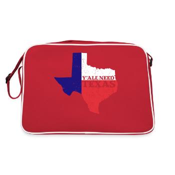 Vous avez tous besoin du Texas - Sac Retro - rouge/blanc - Dos