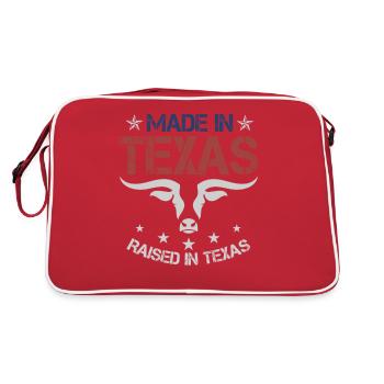 Élevé Texas Texan - Sac Retro - rouge/blanc - Dos