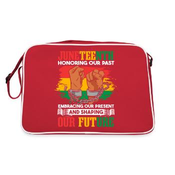 Juneteenth honore notre passé - Sac Retro - rouge/blanc - Dos