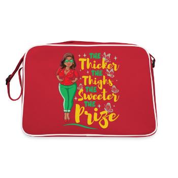 Juneteenth Femmes - Sac Retro - rouge/blanc - Dos