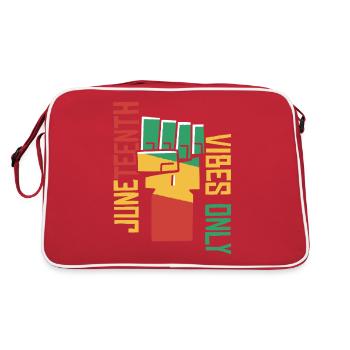 Juneteenth Vibes uniquement - Sac Retro - rouge/blanc - Dos