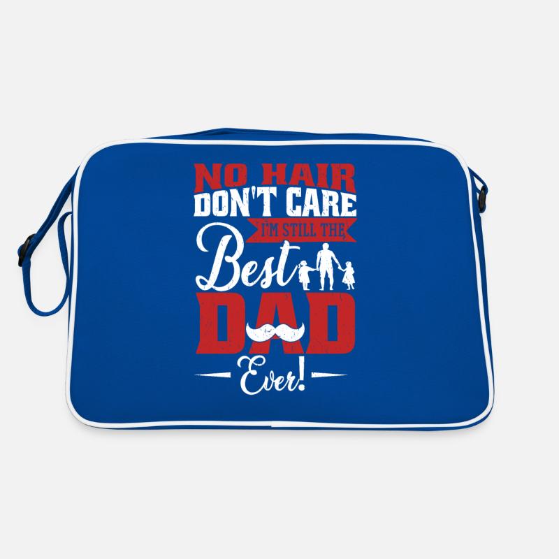 Bester Vater aller Zeiten 2 Mädchen Retro Tasche