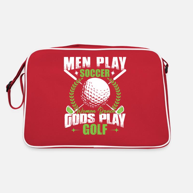 Lustiger Golfer liebt Golfspieler Retro Tasche