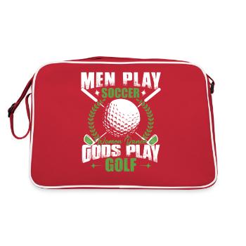 Les dieux jouent au golf - Sac Retro - rouge/blanc - Dos