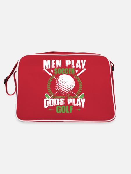 Les dieux jouent au golf - Sac Retro - rouge/blanc - Dos