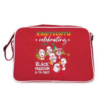Célébration de Juneteenth - Sac Retro - rouge/blanc - Dos