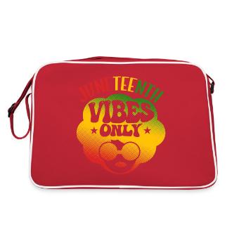 Juneteenth Vibes uniquement - Sac Retro - rouge/blanc - Dos