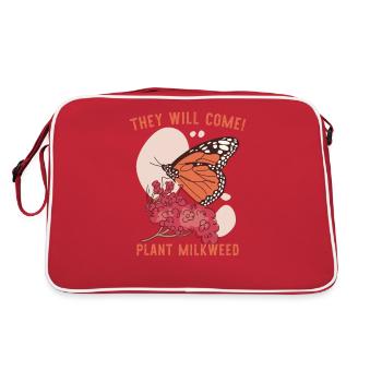 T-shirt papillon monarque asclépiade - Sac Retro - rouge/blanc - Dos