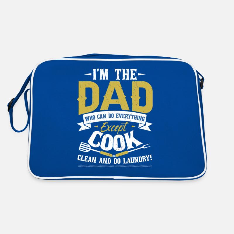 Lustige Pops Vatertag Witz Papa Papa Ehemann Retro Tasche