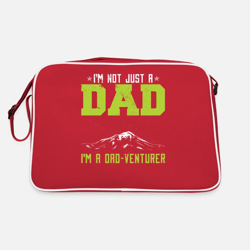 Ich bin nicht nur ein Vater | Lustiger Papa Großvater Retro Tasche