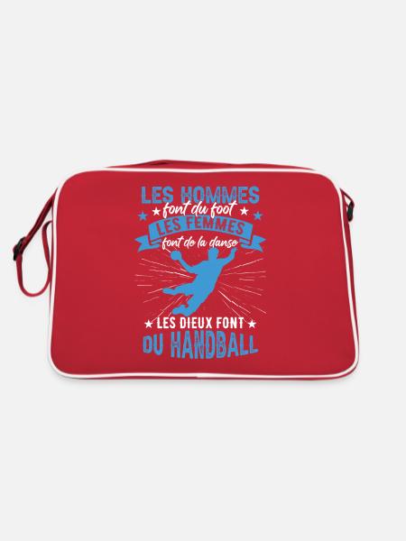 Les Dieux Font Du Handball - Sac Retro - rouge/blanc