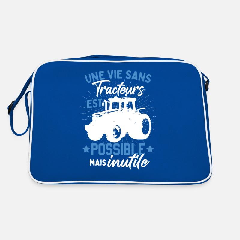 Une Vie Sans Tracteurs Dicton Sac Retro