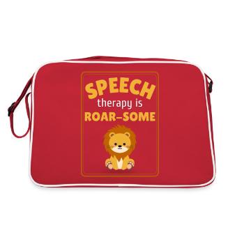 Orthophonie SLP Lion Orthophonie - Sac Retro - rouge/blanc - Dos